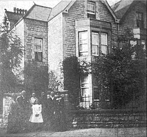 Parry family at home in Penarth