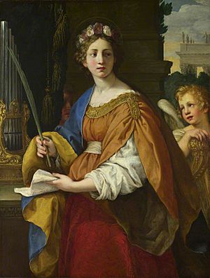 Pietro da Cortona (1596-1669) - Saint Cecilia - NG5284 - National Gallery