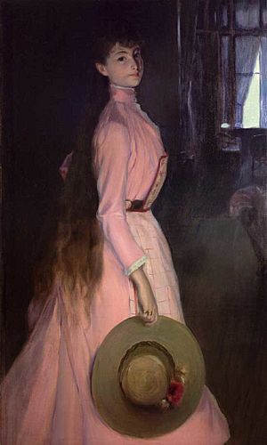 Portrait of Donna Olga Caracciolo dei Duchi di Castelluccio