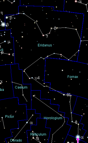 Position Alpha Eri