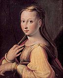 Presumed Self-Portrait as St. Catherine of Alexandria, Barbara Longhi.jpg