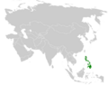 Pycnonotus urostictus distribution map