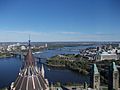 River Ottawa (view from the Peace Tower of Parliament Centre Block) 2
