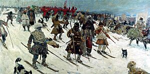 S. V. Ivanov. Campaign of Muscovites. XVI century. (1903)