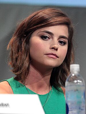 SDCC 2015 - Jenna Coleman & Kathy Bates (19742521241) Cropped.jpg