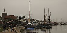 Sailing barges at Maldon