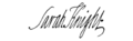 Sarah Kemble Knight signature