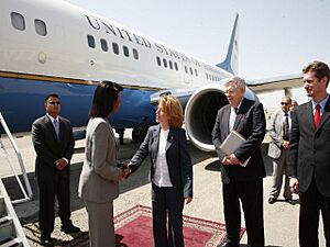 Secretary Rice Visit to Georgia (A)