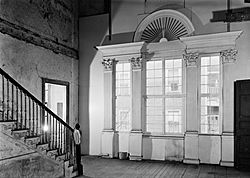 Shirley-Eustis House (Roxbury, MA) - interior before restoration