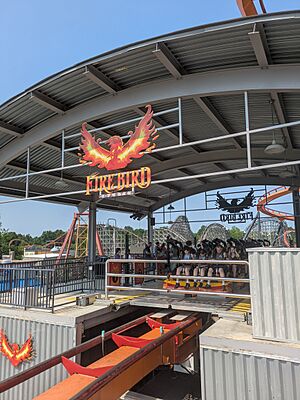 Six Flags America Firebird 2025