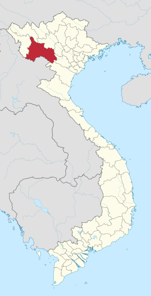Location of Sơn La within Vietnam