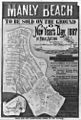StateLibQld 1 130843 Estate map of Manly Beach, Manly,1887
