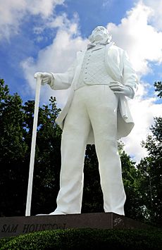 Statue of Sam Houston -- Huntsville, Texas