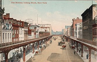 The Bowery around 1910