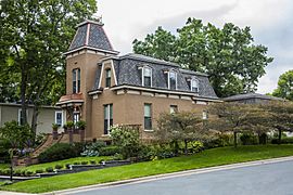 The Homes-Strauss house Northwest Elevation