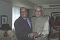 The Vice President Shri Bhairon Singh Shekhawat meeting the Deputy President of South Africa Mr. Jacob Zuma in Johannesburg on April 28, 2004