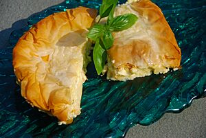 Tiropita Greek dish