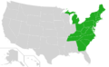Trillium undulatum in the USA
