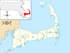 Jeremiah's Gutter is located in Cape Cod