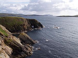 View from south end of East Burra Shetland