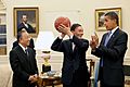 Wang Qishan ,Obama Basketball S&ED