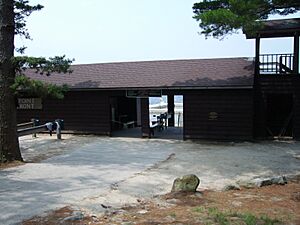 Waterfront at Camp Three Point, Yawgoog Scout Reservation