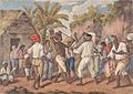 West Indian Slaves Stick Fight