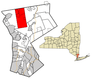 Location of Yorktown, New York