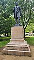 William Lodewyk Crowther statue in Franklin Square, Hobart