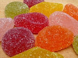 Assorted jelly sweets