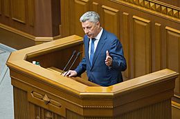 Yuriy Boyko in the Verkhovna Rada