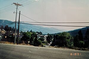 2001 Mt Leona smoke over Republic WA