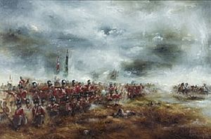 2nd Battalion, 73rd and the 2nd Battalion, 30th Regiments of Foot at the Battle of Waterloo