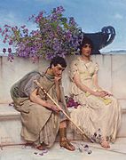 An eloquent silence, by Lawrence Alma-Tadema