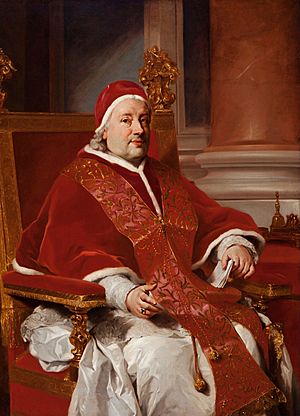 Anton Raphael Mengs - Portrait of pope Clement XIII, c. 1760