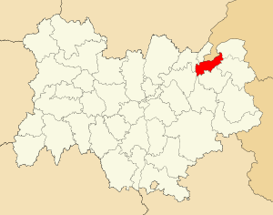 Location of Saint-Julien-en-Genevois in Auvergne-Rhône-Alpes