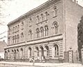 Astor Library, N.Y, from Robert N. Dennis collection of stereoscopic views crop