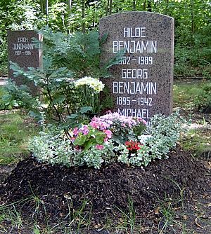 Berlin Friedrichsfelde Zentralfriedhof, Pergolenweg - Benjamin