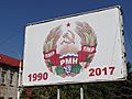 Billboard Commemorating 1990-2017 Independence - Tiraspol - Transnistria (36032671973)
