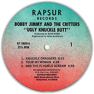 Bobby Jimmy and the Critters - Ugly Knuckle Butt (Side A)