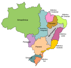 Brasil Bacias hidrograficas