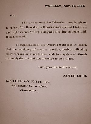 Bridgewater letter 1837