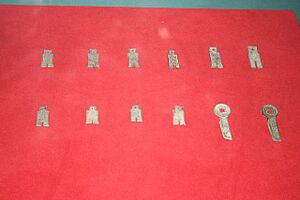 Bronze coins of Wang Mang's Xin Dynasty