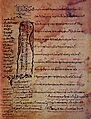 Bulgarian-Greek dictionary page (Vatican Archive, San Pietro, C152, Fol134v)