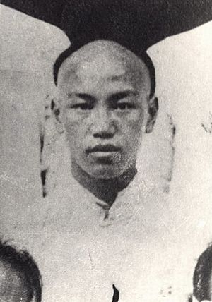 Chiang Kaishek in Baoding Military Academy