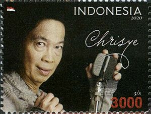 Chrisye 2020 stamp of Indonesia