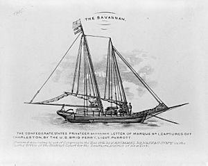 Confederate States privateer Savannah