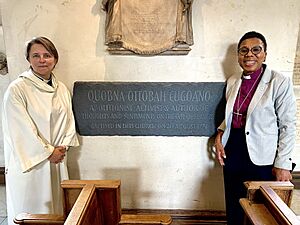 Cugoano plaque at St James's Piccadilly