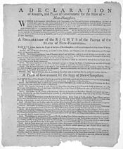 Declaration of Rights New Hampshire