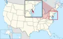 Delaware in United States (zoom)